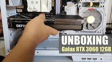 Cheapest RTX GPU | GALAX Geforce RTX 3060 1-Click OC 12GB GDDR6Unboxing
