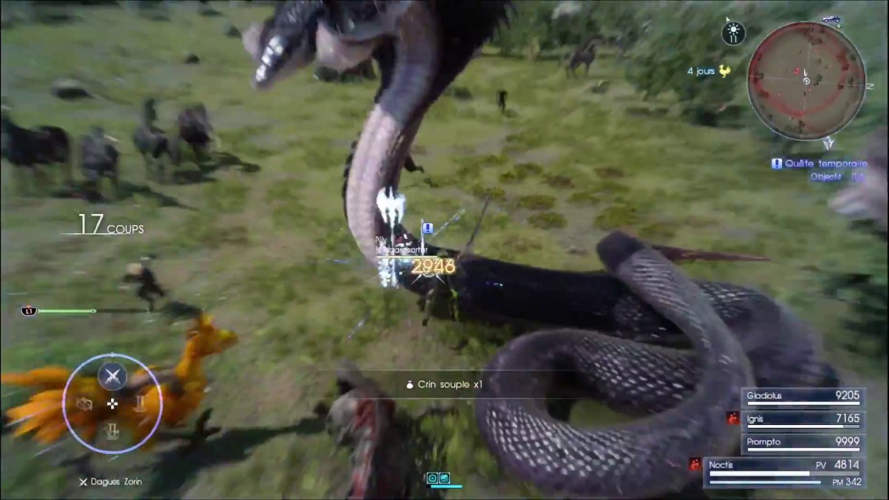 FFXVTimed Quest 4Midgardsormr & Hvitrormr, lvl99 YouTube