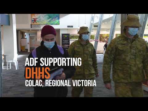 ADF Supporting the Department of Health and Human Services in Colac, Victoria
