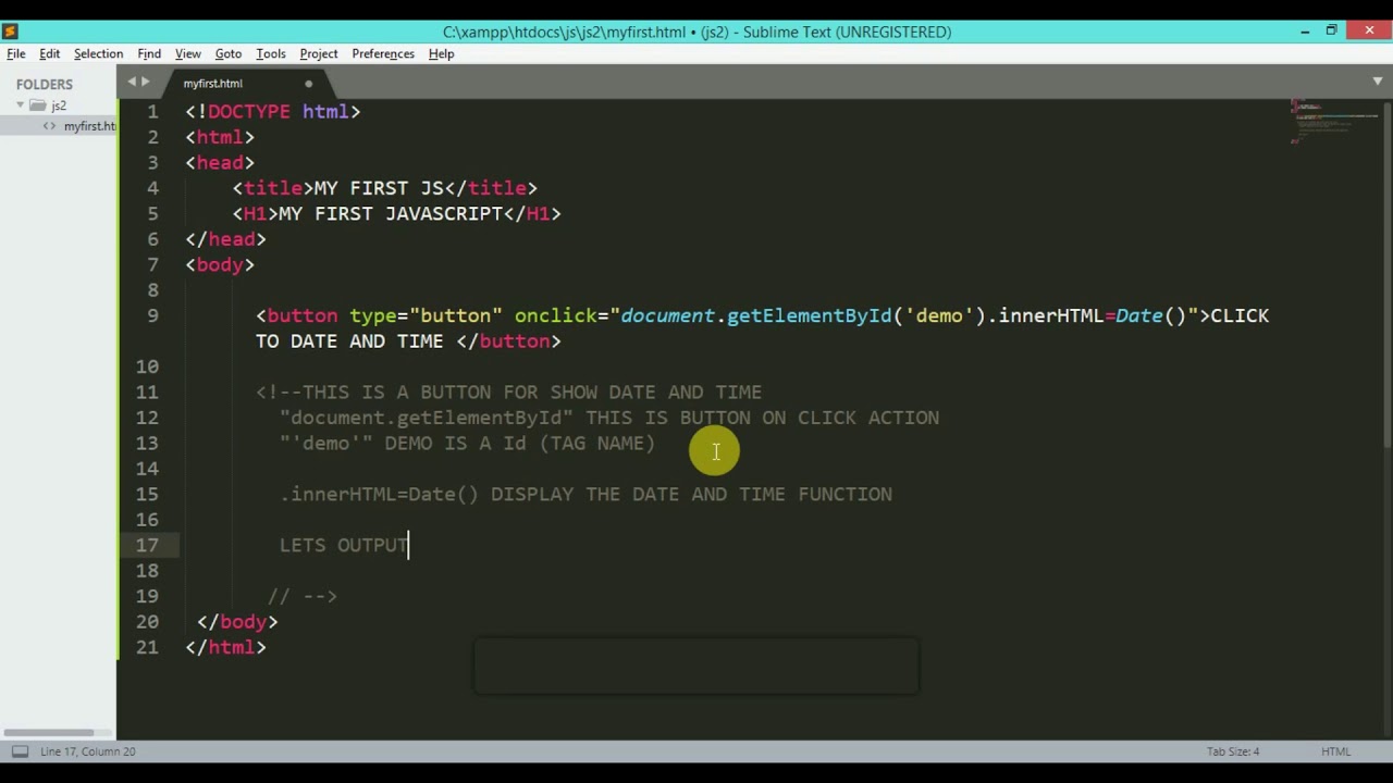 #1 MY FIRST JAVASCRIPT | javascript tutorial for beginners - YouTube