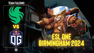Team Falcons проти OG | Гра 1 | ESL One Birmingham 2024 - Playoffs