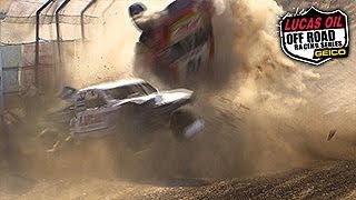 Worst Short Course Truck Crashes of 2015 - Lucas Oil Offroad Racing Series Crash Compilation