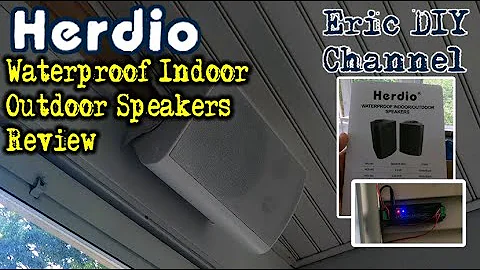 Herdio Waterproof Indoor Outdoor Speakers Review