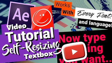 Self Resizing Textbox - After Effects Tutorial