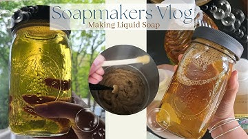Making Liquid Soap From Scratch, Liquid Glycerin Soap Tutorial
