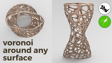 How to apply Voronoi lattice structure in Grasshopper Rhino