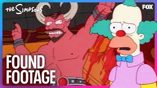 Satan Crashes Krusty’s Live Halloween Special | The Simpsons