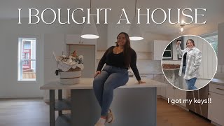 I BOUGHT A HOUSE at 27 | getting the keys to my first home!