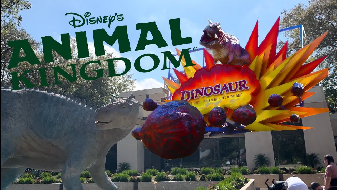 Dinosaur Ride at Disney's Animal Kingdom - FULL Experience in 4K