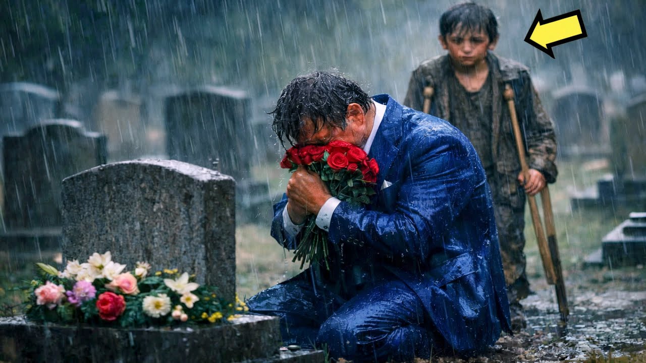 ЖЫЛАМА ӘКЕШ, МЕН ТІРІМІН… ДЕДІ ТАЯҚШАЛЫ БАЛА МИЛЛИОНЕРГЕ