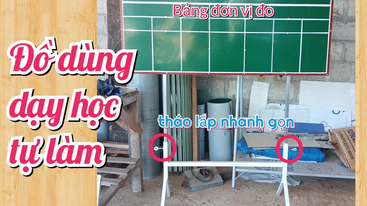 Đồ dùng dạy học môn toán thpt | Giá đỡ đồ dùng dạy học môn Toán || Thọ Ròm