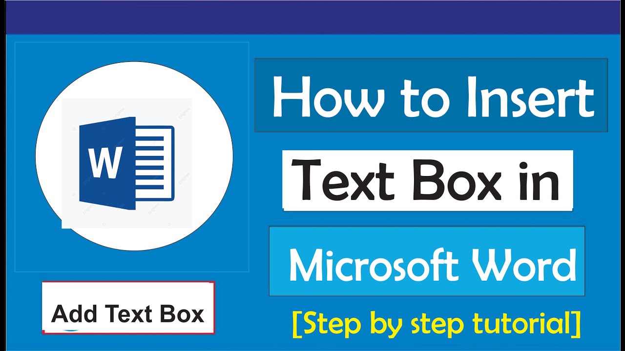 How to Insert Text Box in Word 2021 - YouTube
