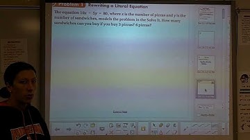 Lesson 2-5 Video 1 Literal Equations