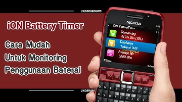 Nokia Symbian e63 | Aplikasi Utk Memantau Penggunaan Baterai | app to monitor battery usage