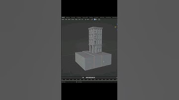 hotel in blender in timelapse #blender #3dmodeling #timelapse