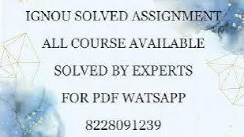 begc 111 solved assignment 2023-24 / IGNOU begc 111 solved Assignment 2023-24 / pdf wtsp 8228091239
