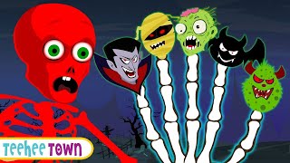 Colorful Funny Skeleton Haunted Song + More Spooky Scary Skeleton Songs By Teehee Town