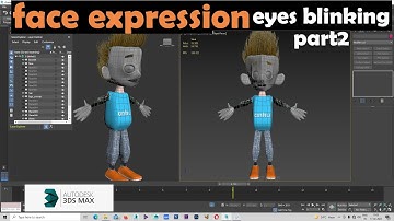 How To Make Eyes Blinking in 3ds max Face expressions Tutorial For Beginners