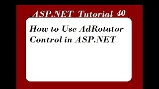 How to Use AdRotator Control in ASP.NET