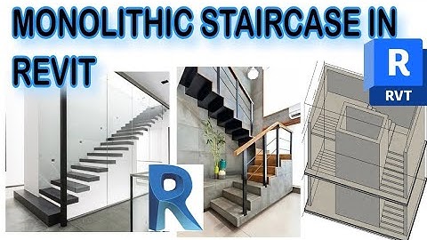 How to Design Monolithic Staircase in revit | Revit Architecture | Tutorial urdu hindi