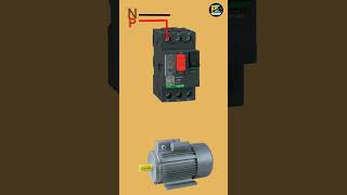 single phase motor proper wiring connection mpcb | #electric #motor #shorts