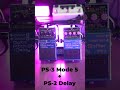 Boss PS-3 - Mode 5 + Boss PS-2 Delay #shoegaze #dreampop #bosspedals #ambientmusic