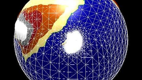 Earth scale Tsunami simulation on dynamically adaptive grids