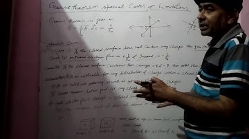 Gauss theorem special cases and limitations