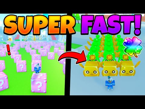 🍀*NEW* HOW TO GET HUGE LUCKI SUPER FAST In Pet Simulator X! (Roblox)