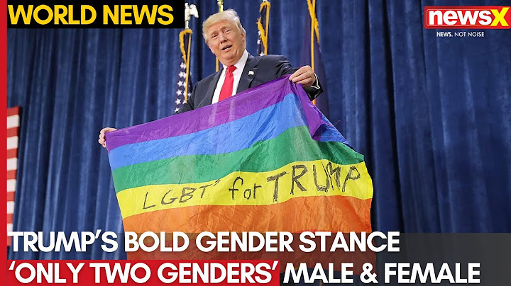 'Only Two Genders, Male & Female' | Trump's Clear Stand In 1st Address As U.S President | NewsX