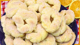 ROSQUINHA DE LARANJA I PÃO DE LARANJA I FOFINHO E DELICIOSO