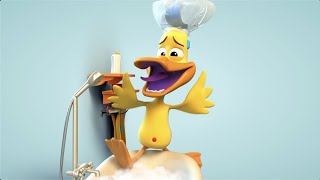 Paperotti in 'BATHTUB PRO' - The Silly Funny Duck - Animated Short