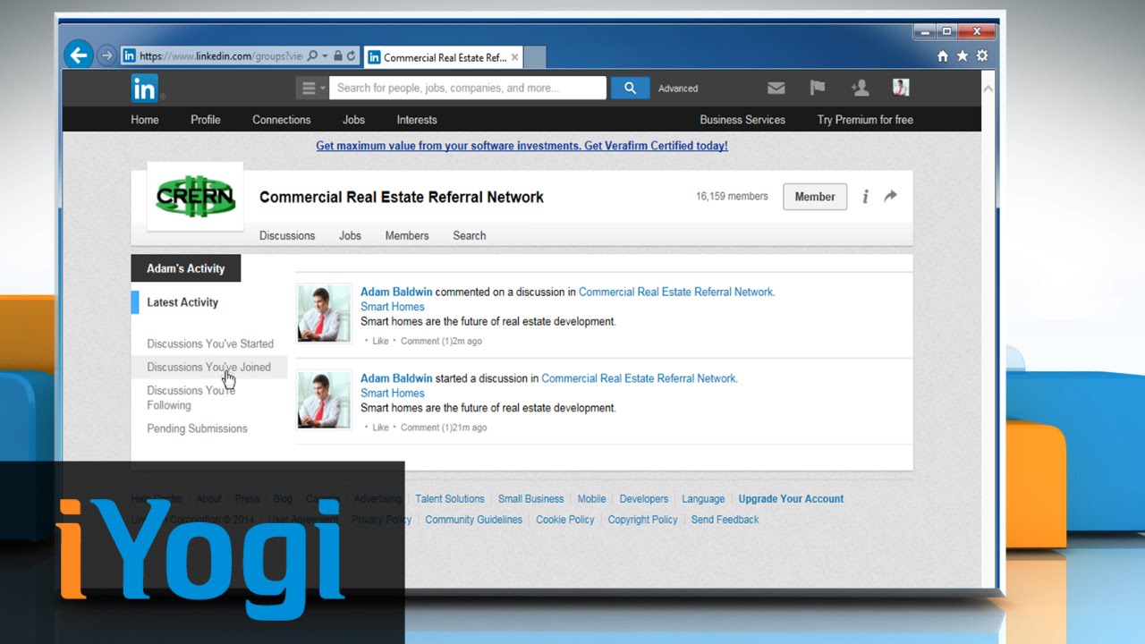 How to delete group discussions and comments on LinkedIn®