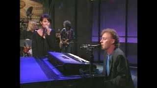 Video thumbnail of "Bruce Hornsby & Shawn Colvin, "Lost Soul," on Letterman, September 11, 1990"