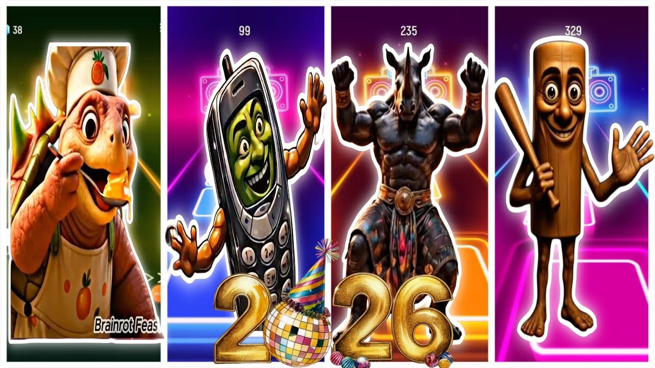 Tiles hop dansing. Italian brainrot dansing to the tiles hop. Who is better? 