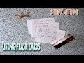 Study with me using flash cards  || Esteebeestudies