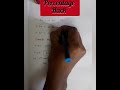 #percentagehack#maths#shorts#youtubeshorts
