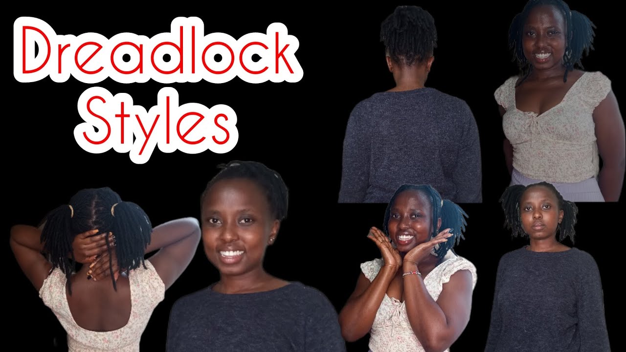 How To: Style Dreadlocks in different ways. - YouTube
