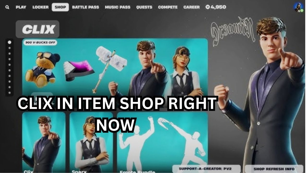 🔴 LIVE - NEW CLIX ICON SKIN IN THE SHOP NOW!! - (COME IN AND CHILL ...