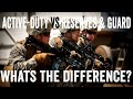 Difference Between Active-Duty, Reserves & Guard - Pros & Cons