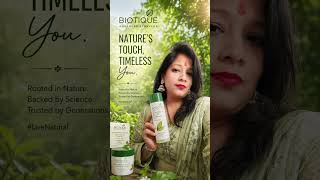 🌿 Nature’s Touch, Timeless You 💚🍃#Biotique #NatureInspired#NaturalGlow #GreenAesthetic#SkincareLover