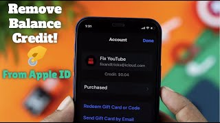 How to Remove Balance Credit from Apple ID! screenshot 5