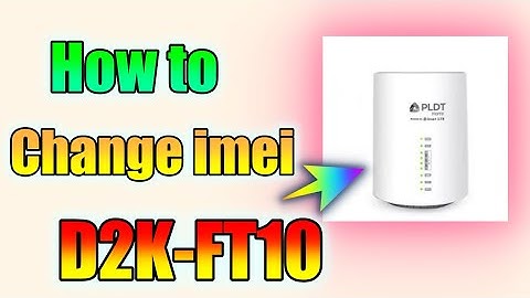 How to Change imie D2K FT10 Via Patch