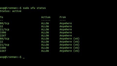 UFW   Uncomplicated Firewall Part I
