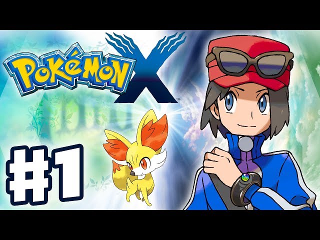 Pokemon X and Y - Gameplay Walkthrough Part 1 - Intro and Starter  Evolutions (Nintendo 3DS) 