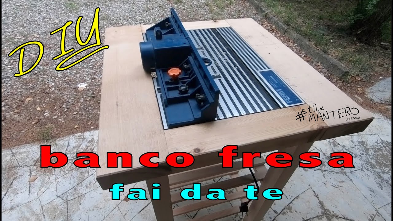 DIY - Banco Fresa Fai da Te 1/3 - piano d'appoggio - #stilemantero 