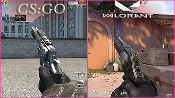 CS:GO Vs VALORANT - All Weapons Comparison