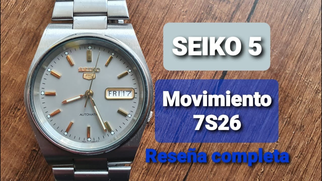 Seiko 5 completo Reseña completa - YouTube