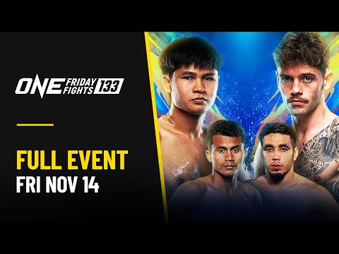 Live In HD ONE Friday Fights 133 Pompet Vs Thom 