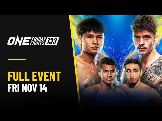 🔴 [Live in HD] ONE Friday Fights 133: Pompet vs. Thom